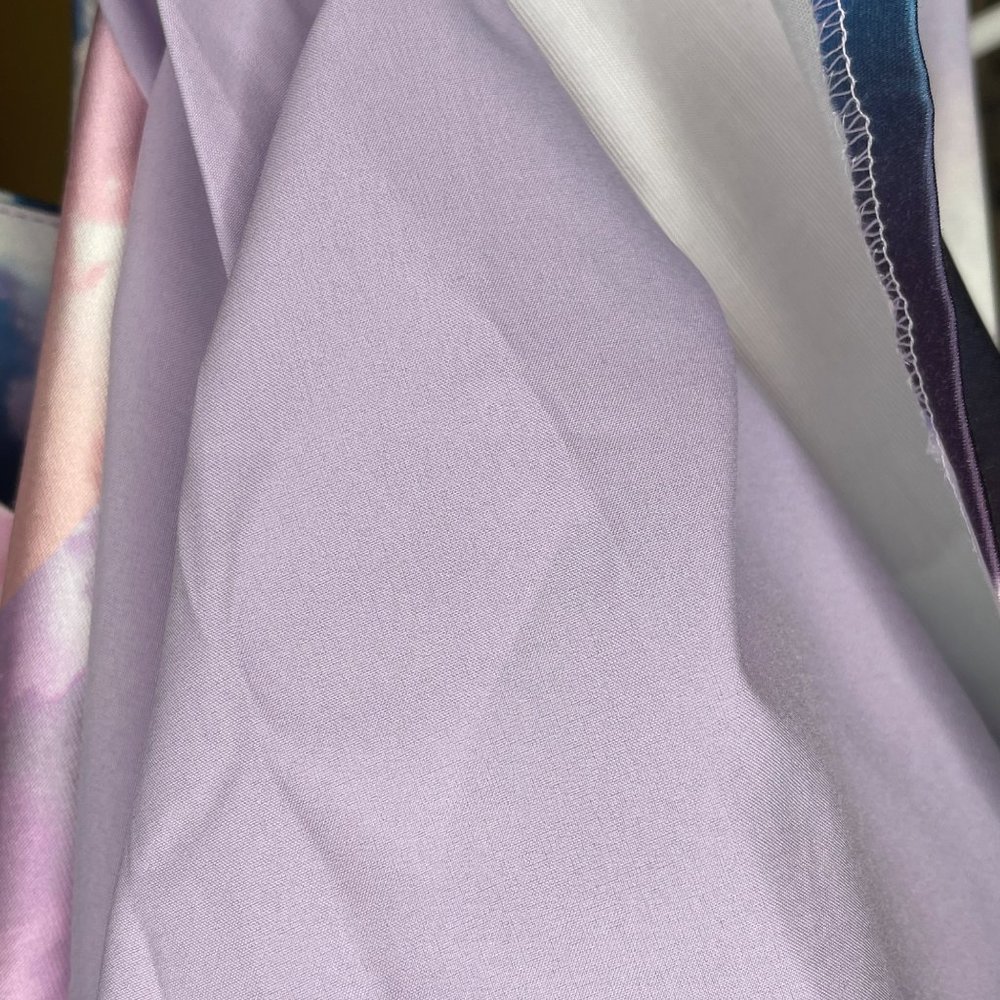 YUMI MULTI COLORED SWEETHEART PLEATED PROM DRESS WITH POCKETS US L 8 / 10 - Picture 16 of 16